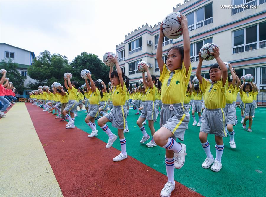 CHINA-ZHEJIANG-CHANGXING-FOOTBALL GAME (CN)