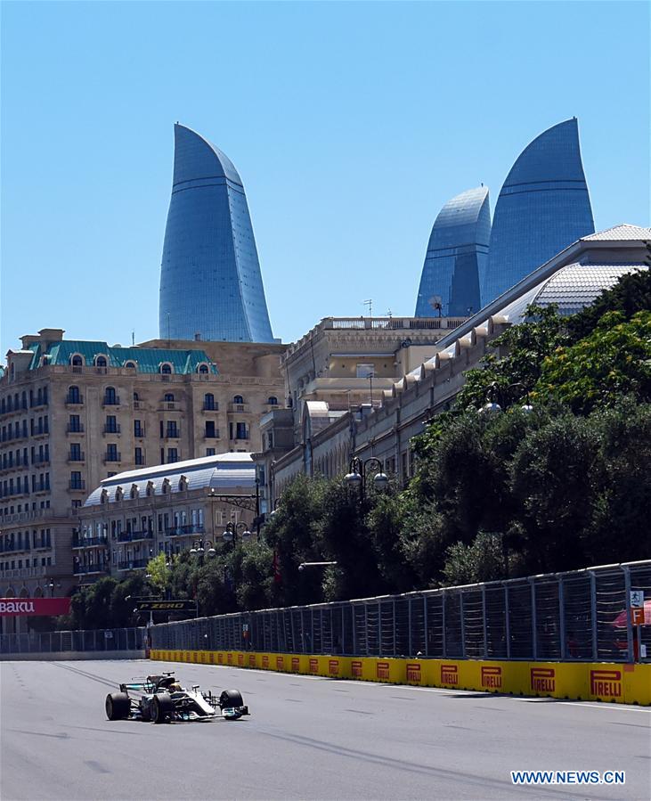 of qualifying race Azerbaijan Grand Prix (5) - People's Daily Online