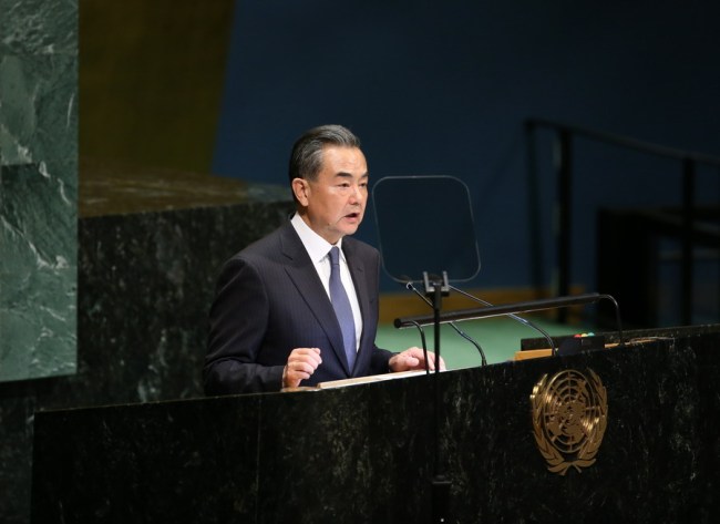 Chinese State Councilor and Foreign Minister Wang Yi [Photo:fmprc.gov.cn]