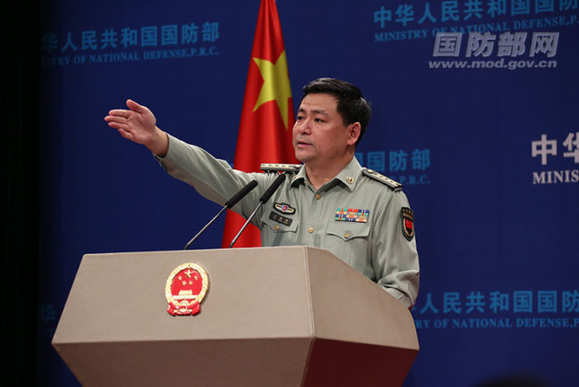 Ren Guoqiang, spokesperson for China's Ministry of National Defense [Photo: mod.gov.cn]