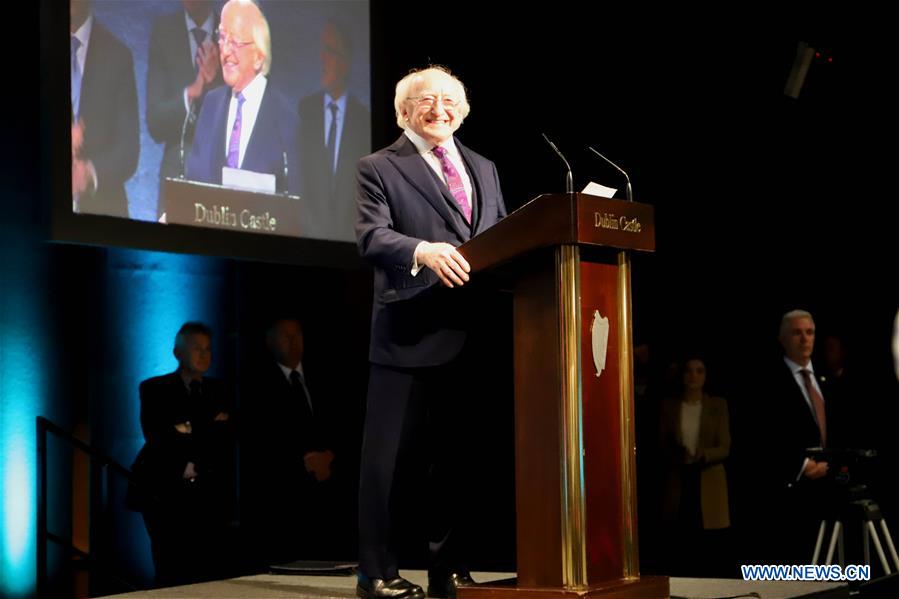 IRELAND-DUBLIN-PRESIDENTIAL ELECTION-HIGGINS-WINNING