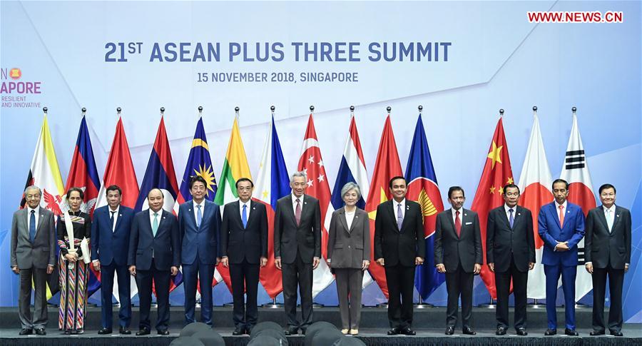 SINGAPORE-LI KEQIANG-ASEAN-CHINA-JAPAN-SOUTH KOREA-MEETING 