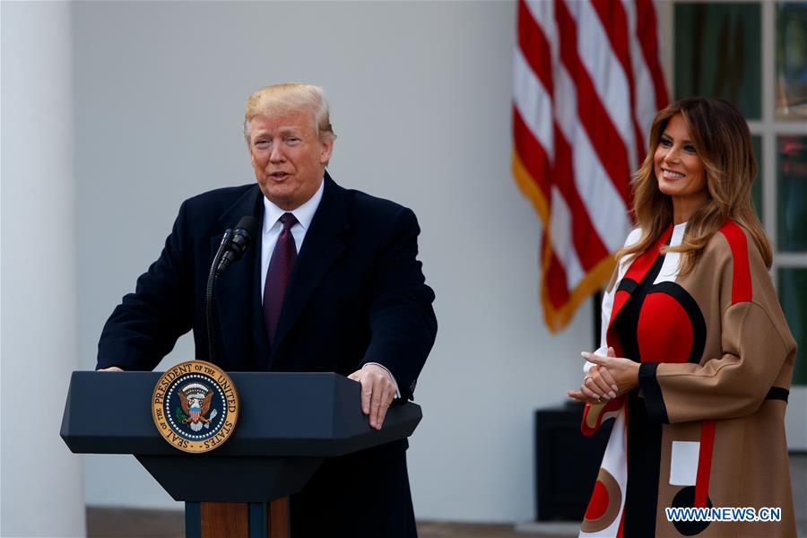 U.S.-WASHINGTON D.C.-TRUMP-THANKSGIVING TURKEY PARDONING CEREMONY