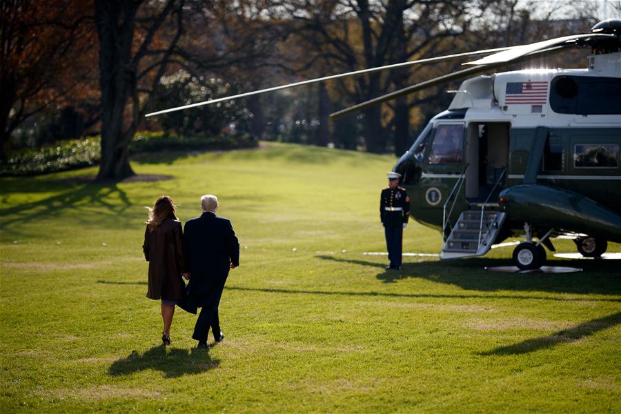 U.S.-WASHINGTON D.C.-TRUMP-DEPARTURE-G20 SUMMIT