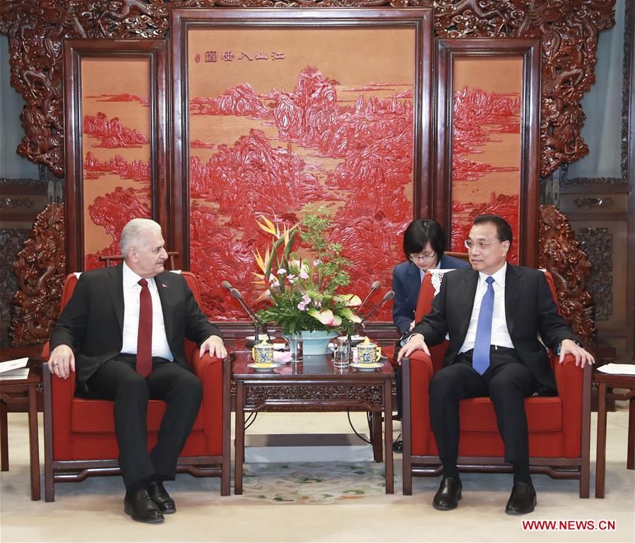 CHINA-BEIJING-LI KEQIANG-TURKEY-PARLIAMENT SPEAKER-MEETING (CN)