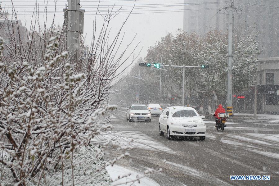 CHINA-HEBEI-SHIJIAZHUANG-SNOW (CN)