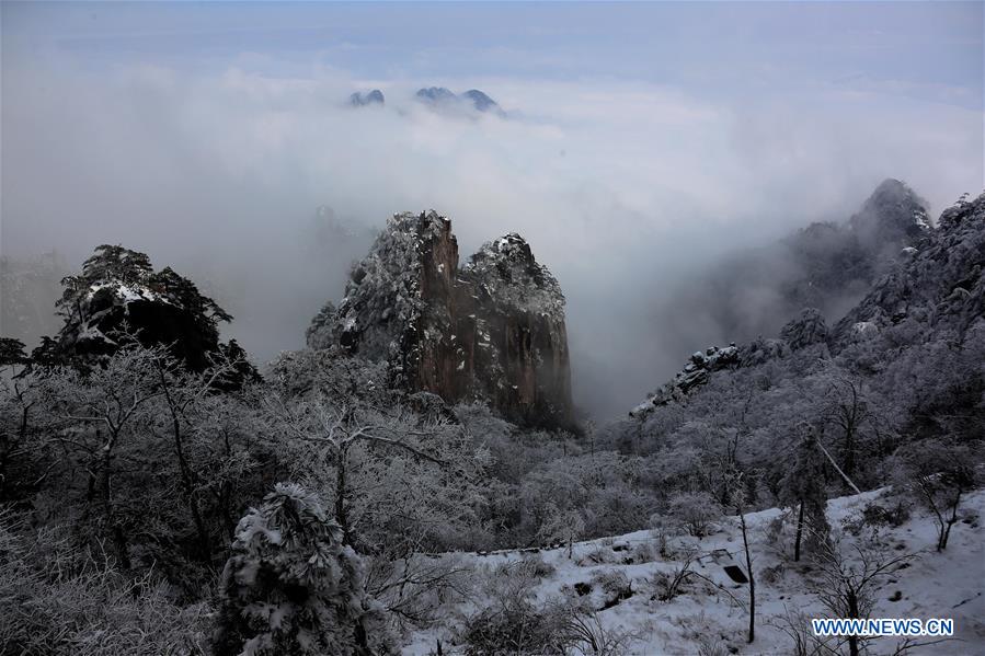 #CHINA-ANHUI-HUANGSHAN MOUNTAIN-SNOW-SCENERY (CN)