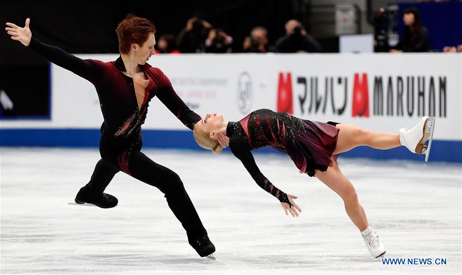 (SP)JAPAN-SAITAMA-FIGURE SKATING-WORLD CHAMPIONSHIPS-PAIRS