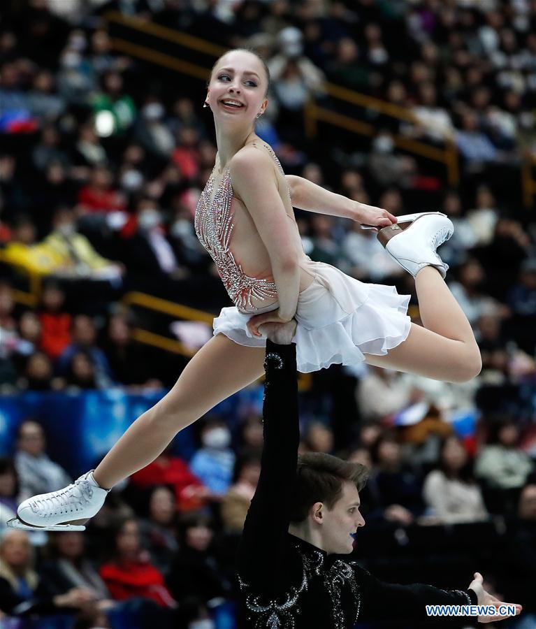 (SP)JAPAN-SAITAMA-FIGURE SKATING-WORLD CHAMPIONSHIPS-PAIRS