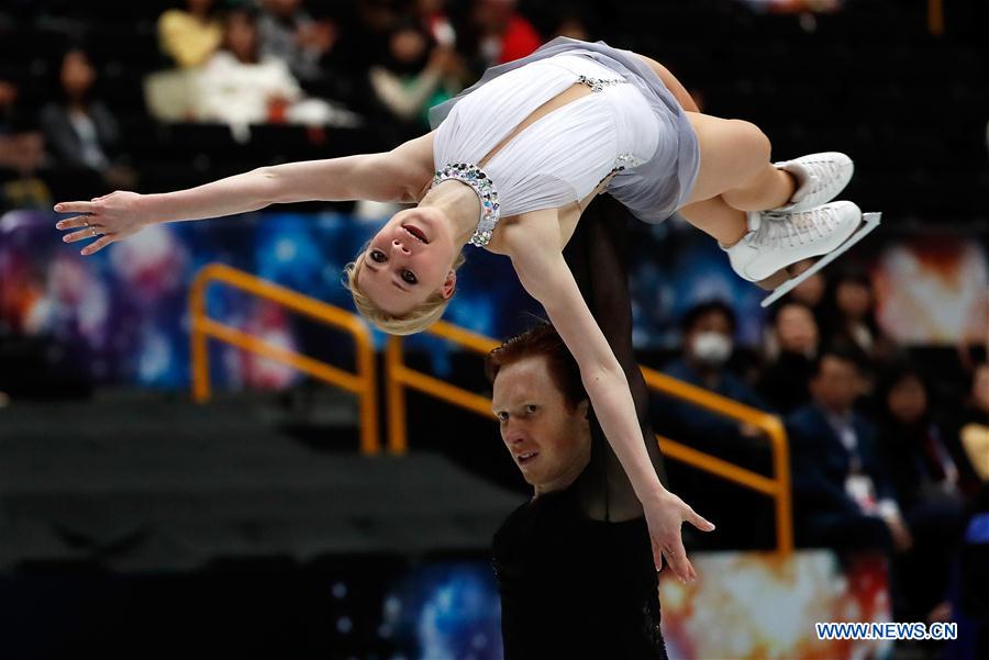 (SP)JAPAN-SAITAMA-FIGURE SKATING-WORLD CHAMPIONSHIPS-PAIRS