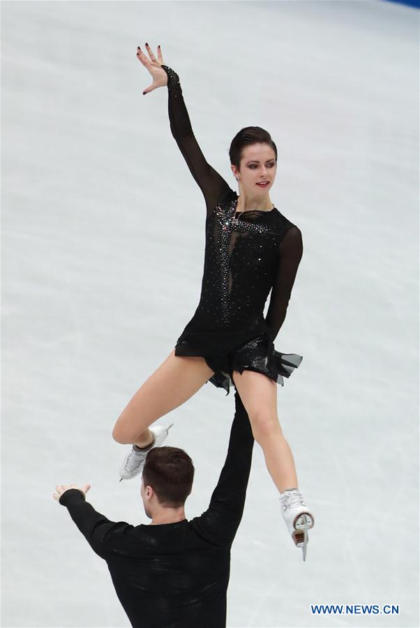 (SP)JAPAN-SAITAMA-FIGURE SKATING-WORLD CHAMPIONSHIPS-PAIRS