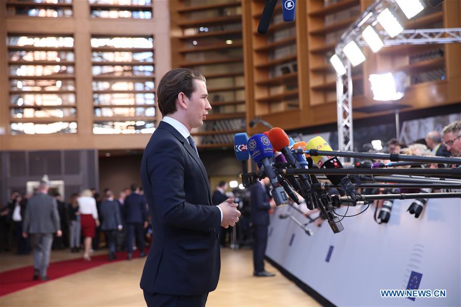 BELGIUM-BRUSSELS-EUROPEAN COUNCIL-SPECIAL MEETING-BREXIT