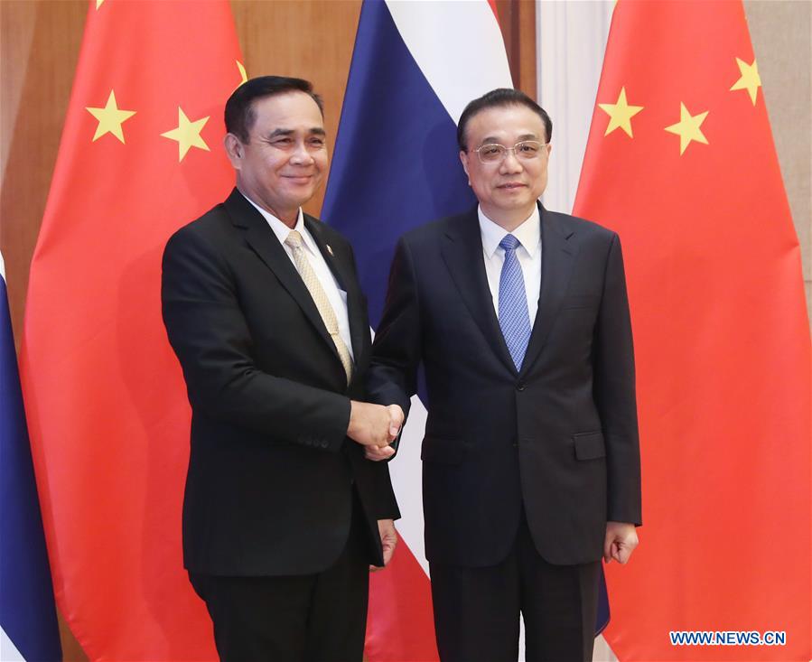 (BRF)CHINA-BEIJING-LI KEQIANG-THAI PM-MEETING (CN)