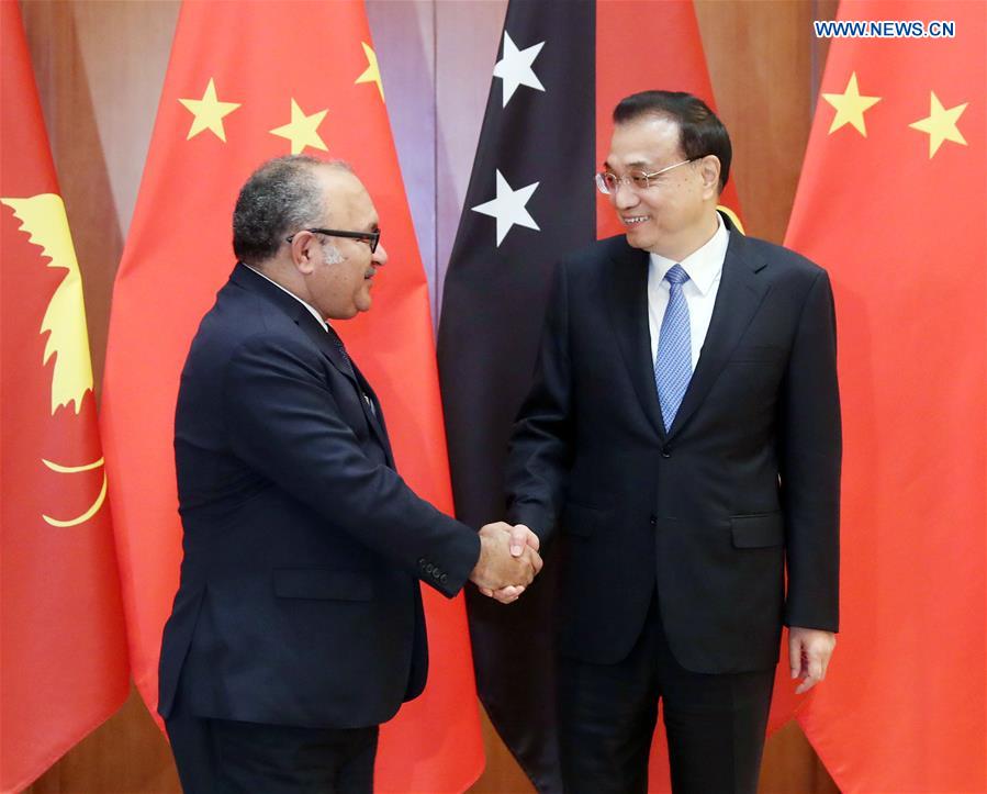 (BRF)CHINA-BEIJING-LI KEQIANG-PNG PM-MEETING (CN)