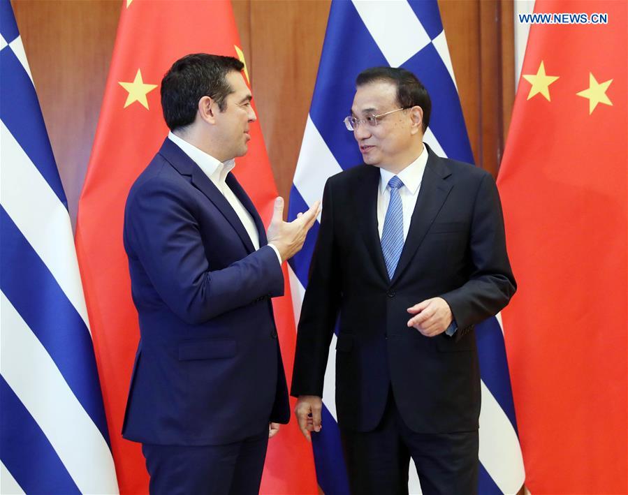 (BRF)CHINA-BEIJING-LI KEQIANG-GREEK PM-MEETING (CN)