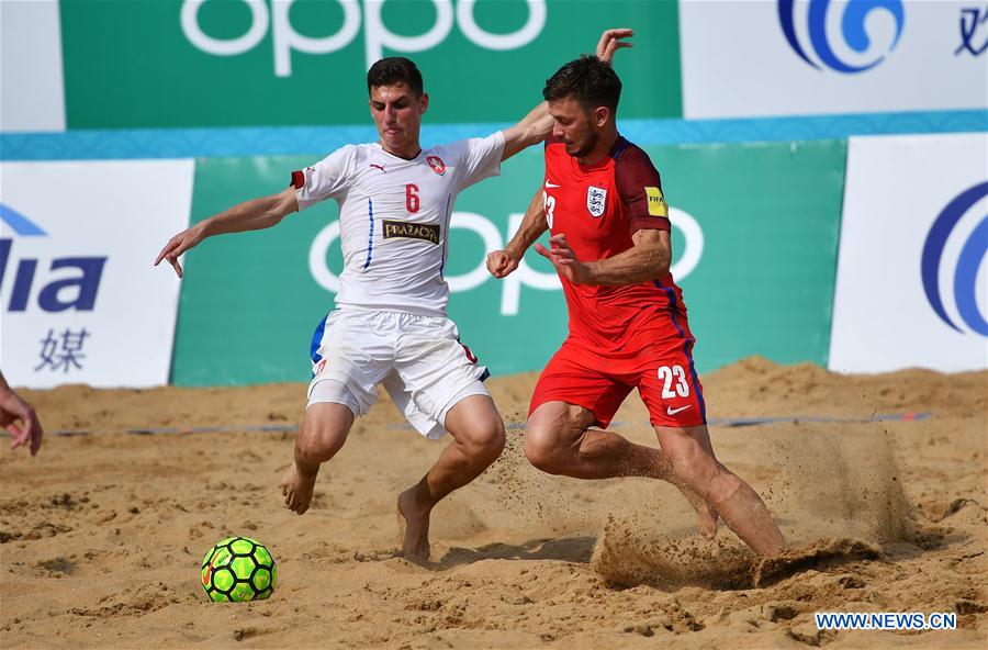 (SP)CHINA-HAIKOU-BEACH SOCCER