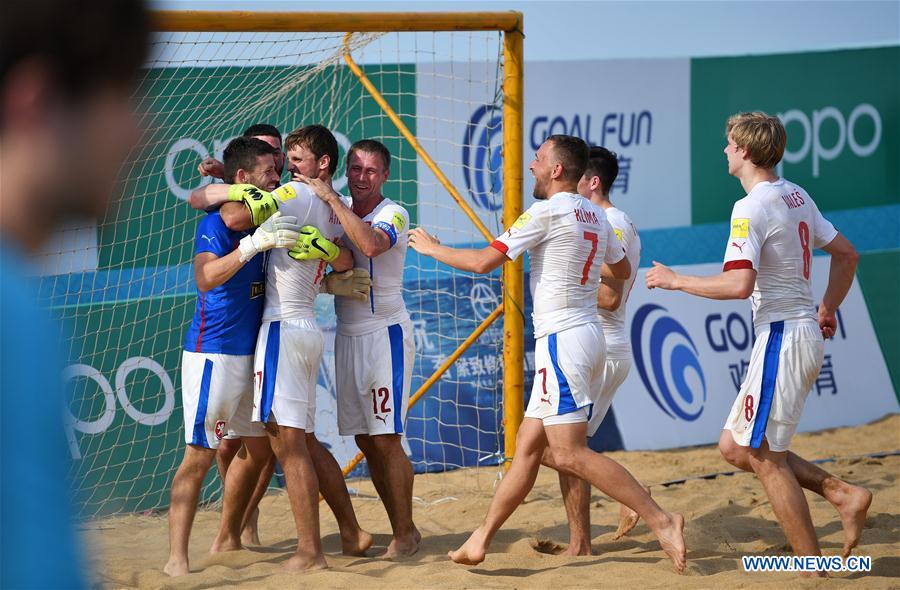 (SP)CHINA-HAIKOU-BEACH SOCCER