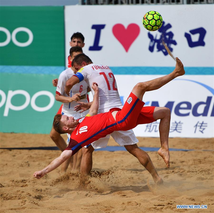 (SP)CHINA-HAIKOU-BEACH SOCCER