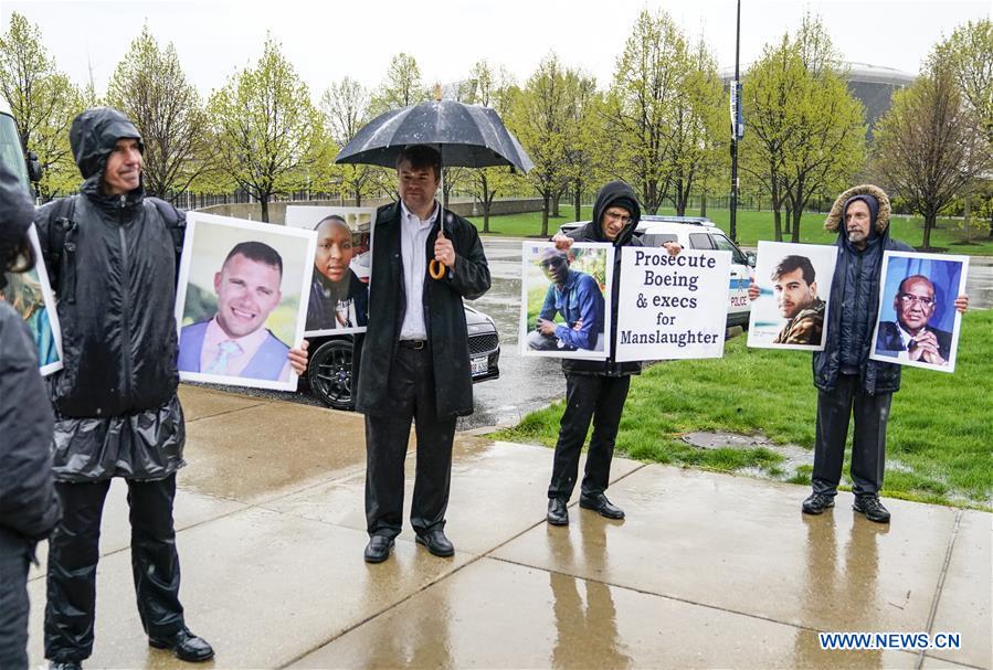 U.S.-CHICAGO-BOEING-PROTEST