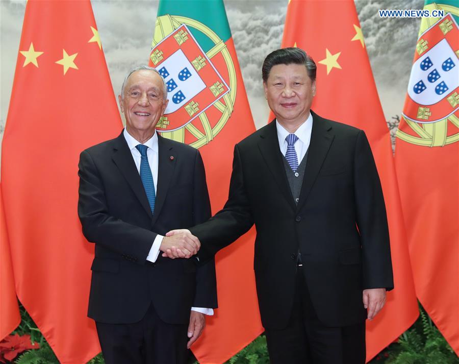 CHINA-BEIJING-XI JINPING-PORTUGUESE PRESIDENT-TALKS (CN)