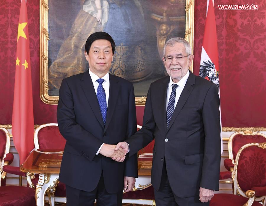 AUSTRIA-VIENNA-LI ZHANSHU-AUSTRIAN PRESIDENT-MEET