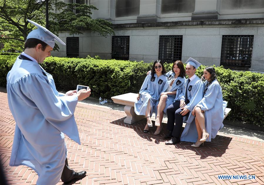 U.S.-NEW YORK-COLUMBIA UNIVERSITY-COMMENCEMENT CEREMONY