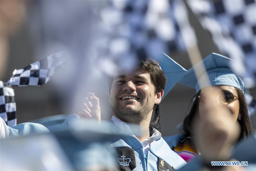 U.S.-NEW YORK-COLUMBIA UNIVERSITY-COMMENCEMENT CEREMONY