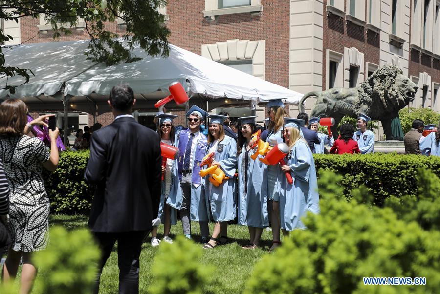 U.S.-NEW YORK-COLUMBIA UNIVERSITY-COMMENCEMENT CEREMONY