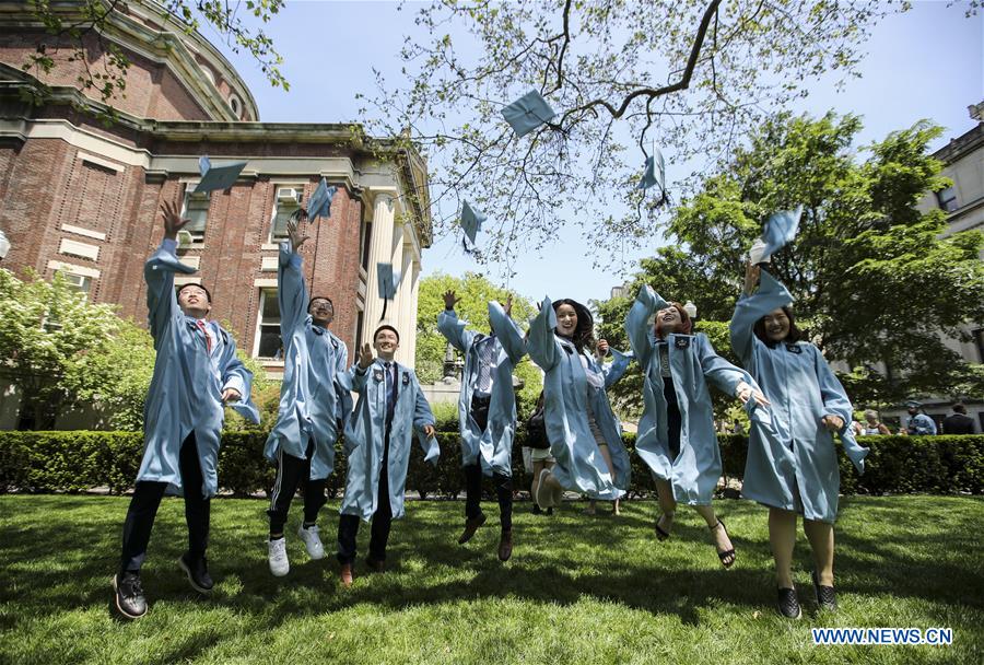 U.S.-NEW YORK-COLUMBIA UNIVERSITY-COMMENCEMENT CEREMONY