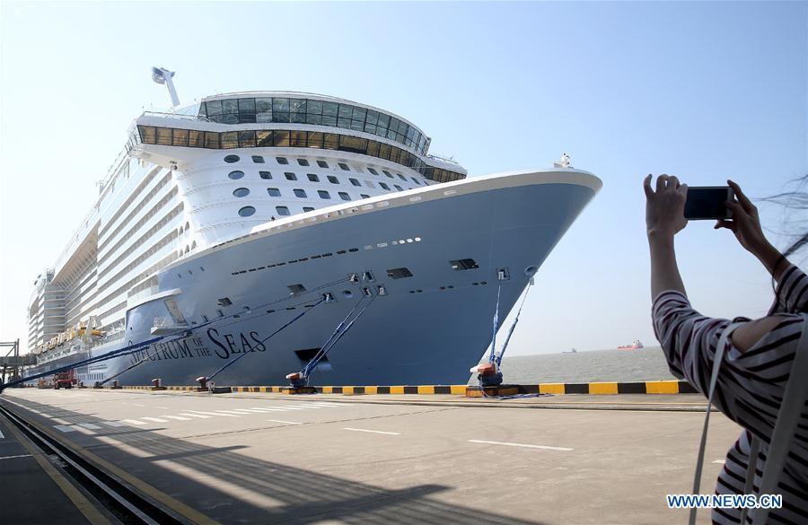 Shanghai, China - Jun 4, 2019. Interior Of Spectrum Of The Seas Cruise Ship  By Royal Caribbean. The Current Homeport Of Cruise Liner Is Shanghai. Stock  Photo, Picture and Royalty Free Image. Image 125249526.